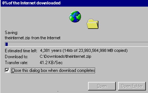 L’homme qui a téléchargé internet